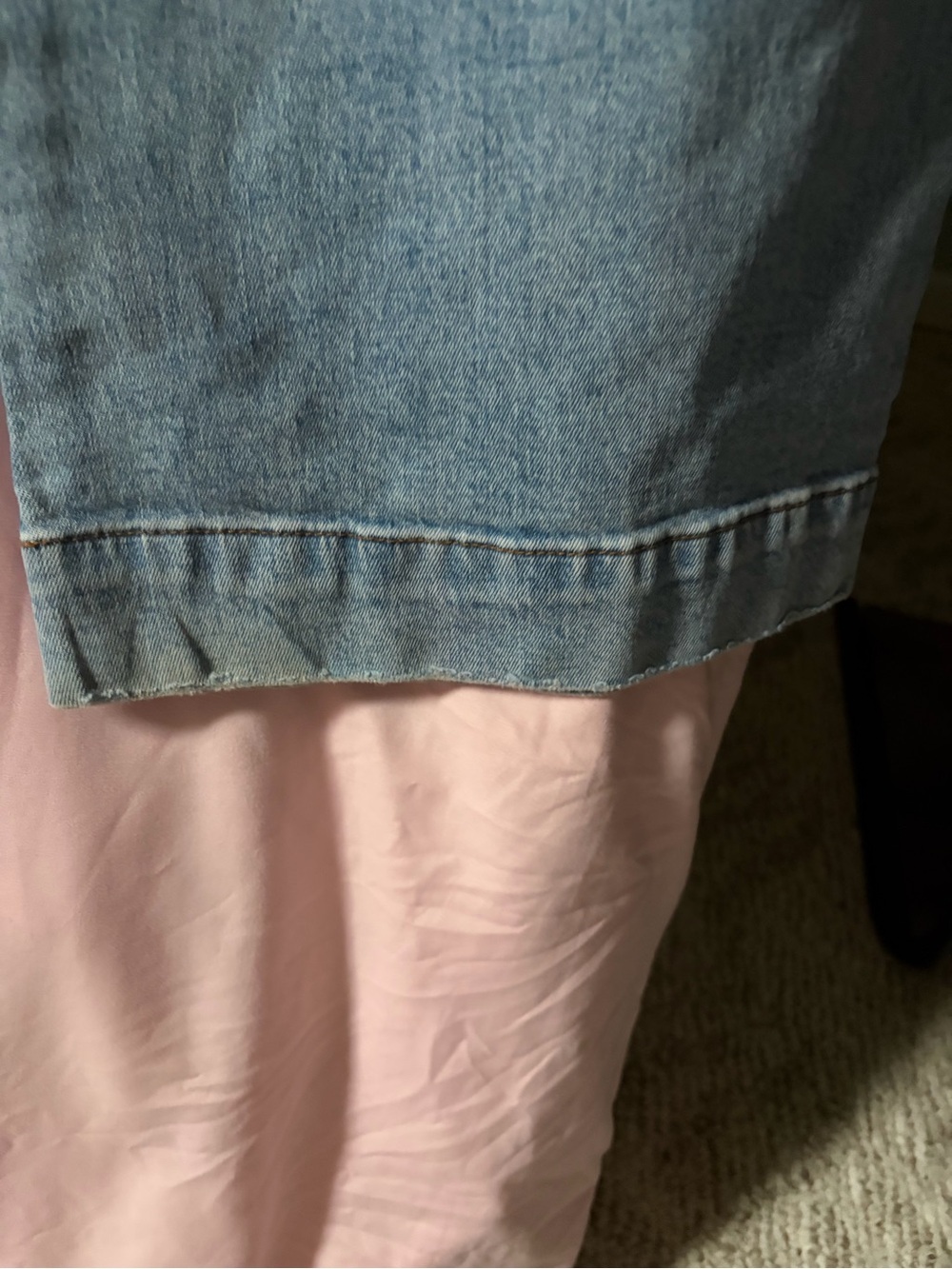 7 For All Mankind Dojo wide-leg flare jeans in a light wash denim size 27 - Picture 8 of 9